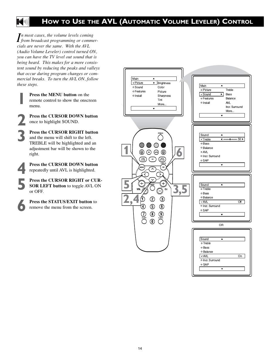 Philips 20RF50S User Manual | Page 14 / 40