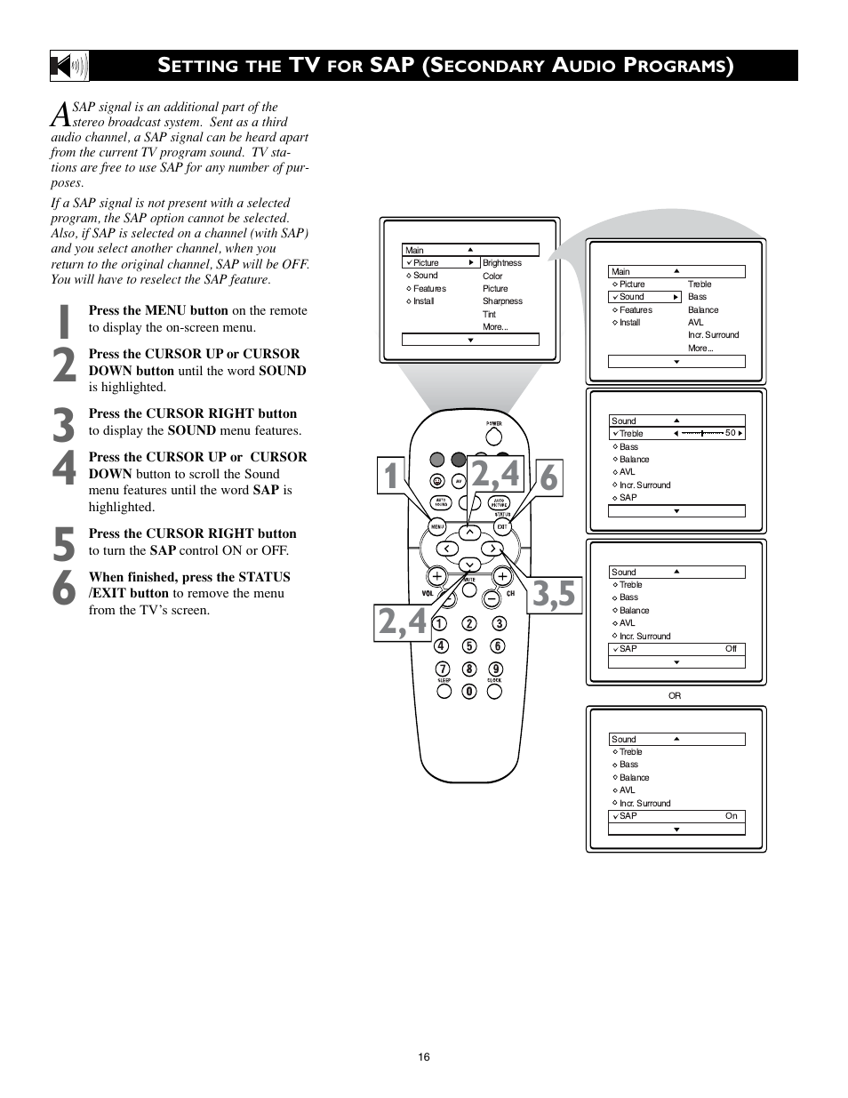 Philips 20RF50S User Manual | Page 16 / 40