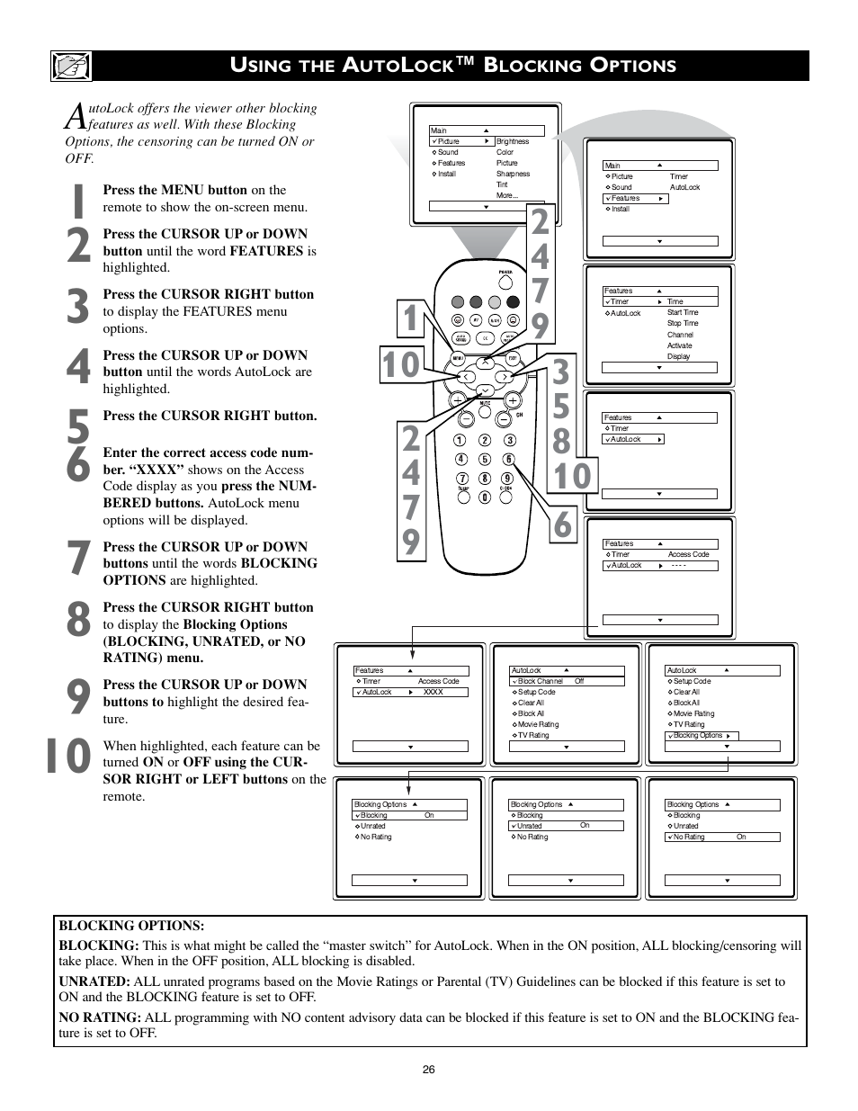 Philips 20RF50S User Manual | Page 26 / 40