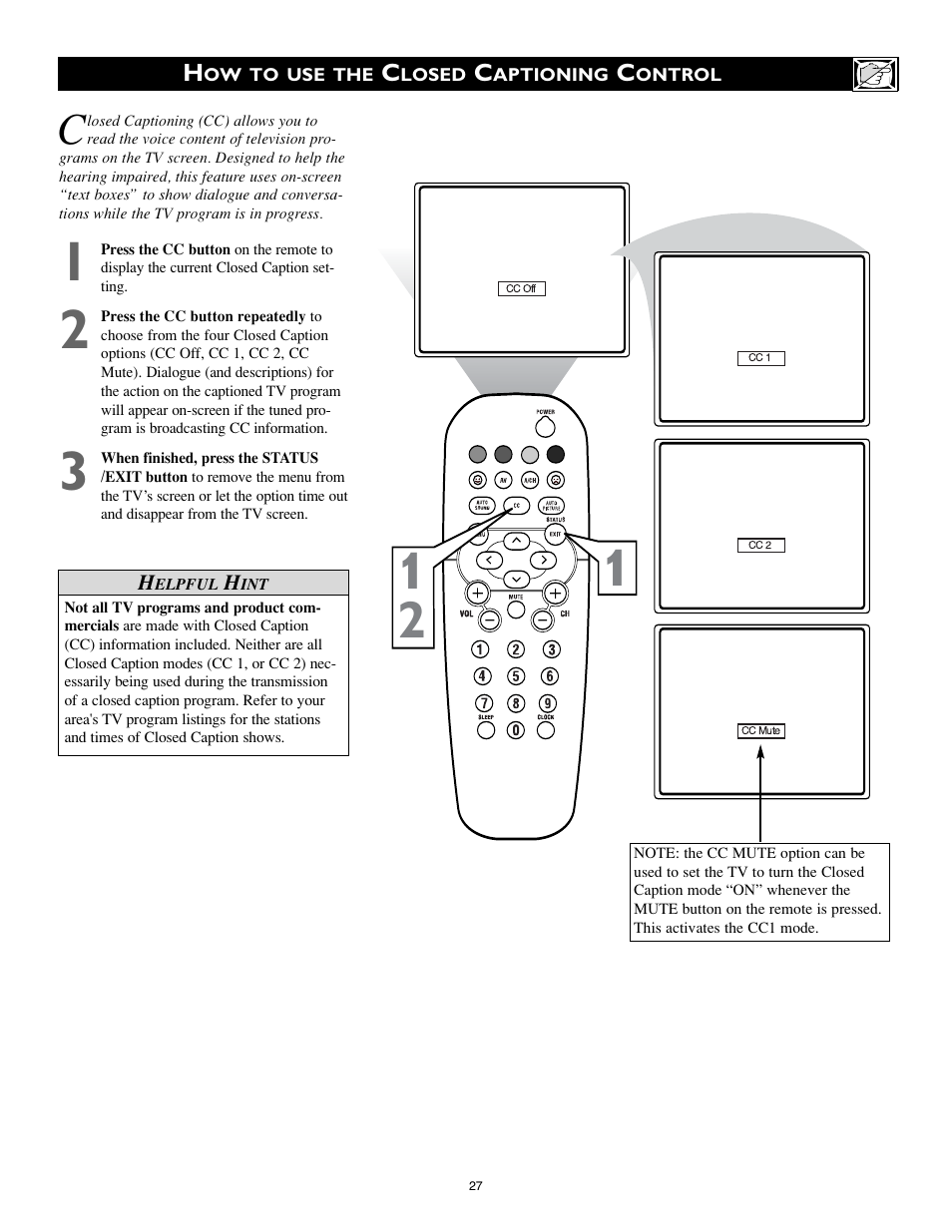 Philips 20RF50S User Manual | Page 27 / 40