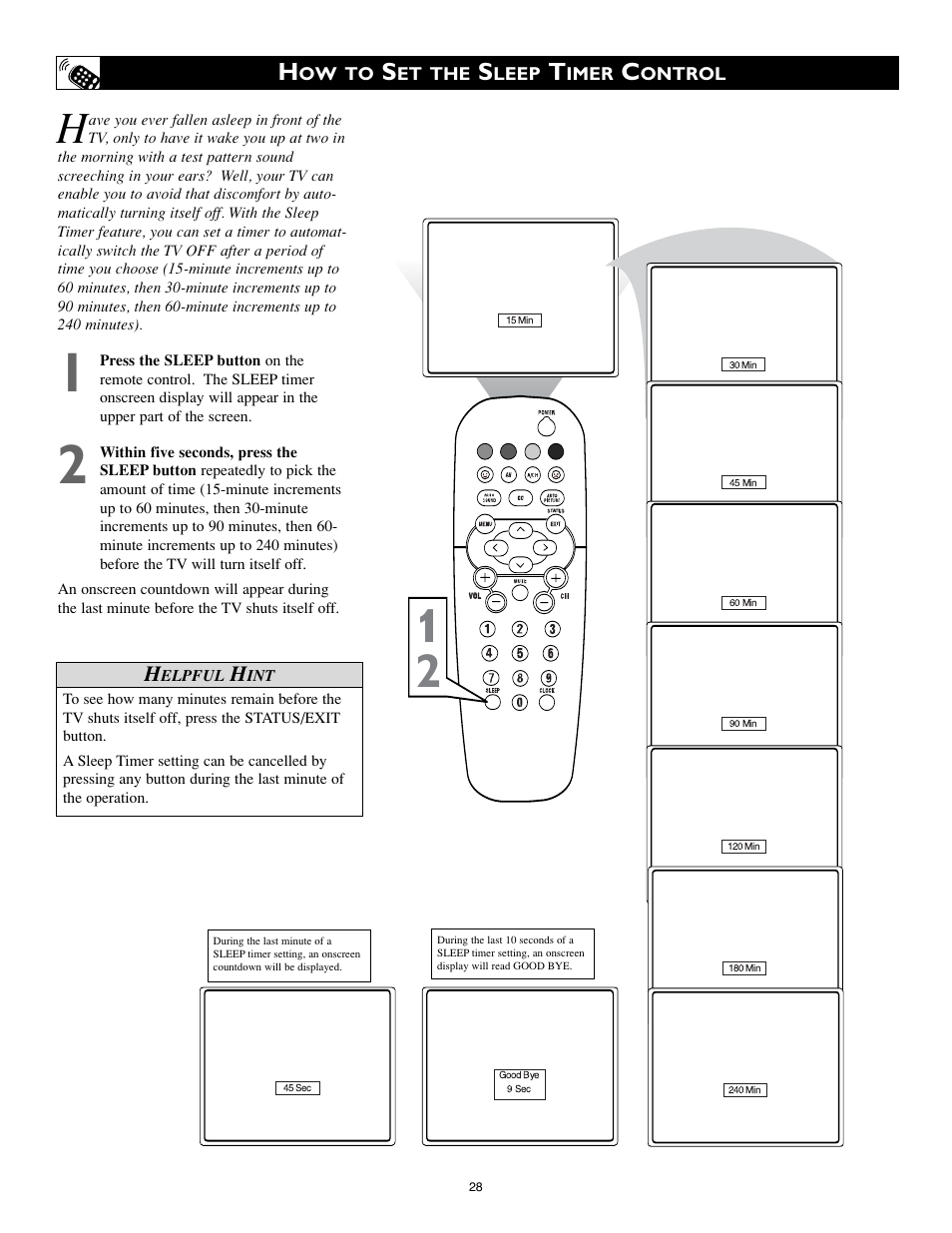 Philips 20RF50S User Manual | Page 28 / 40