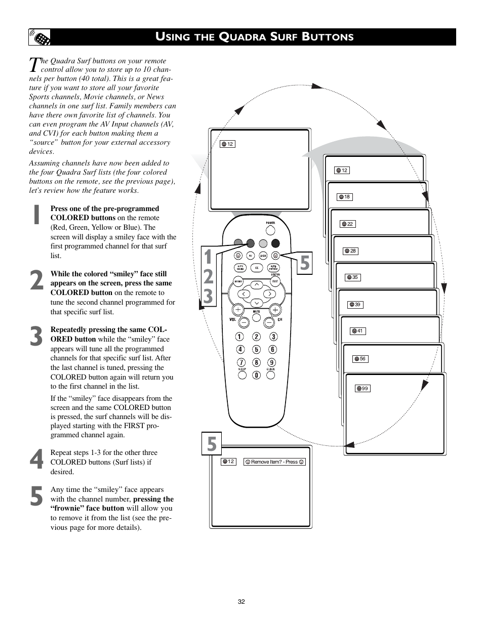 Philips 20RF50S User Manual | Page 32 / 40