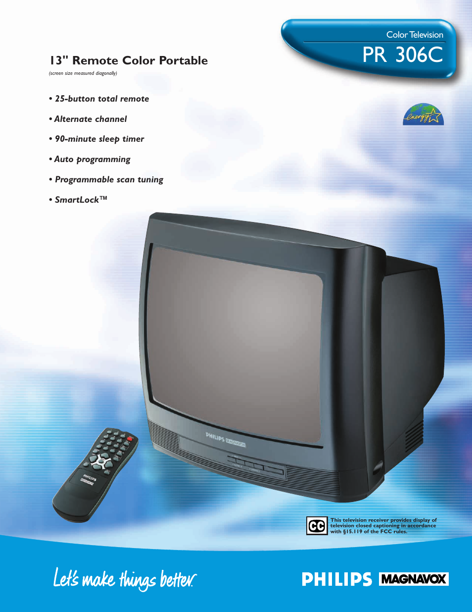 Philips PR1306C User Manual | 2 pages