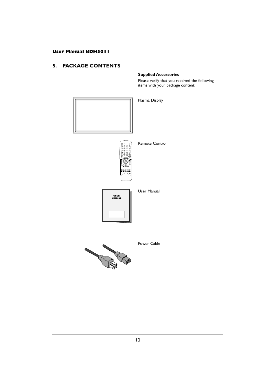 Philips BDH5011-74 User Manual | Page 10 / 59