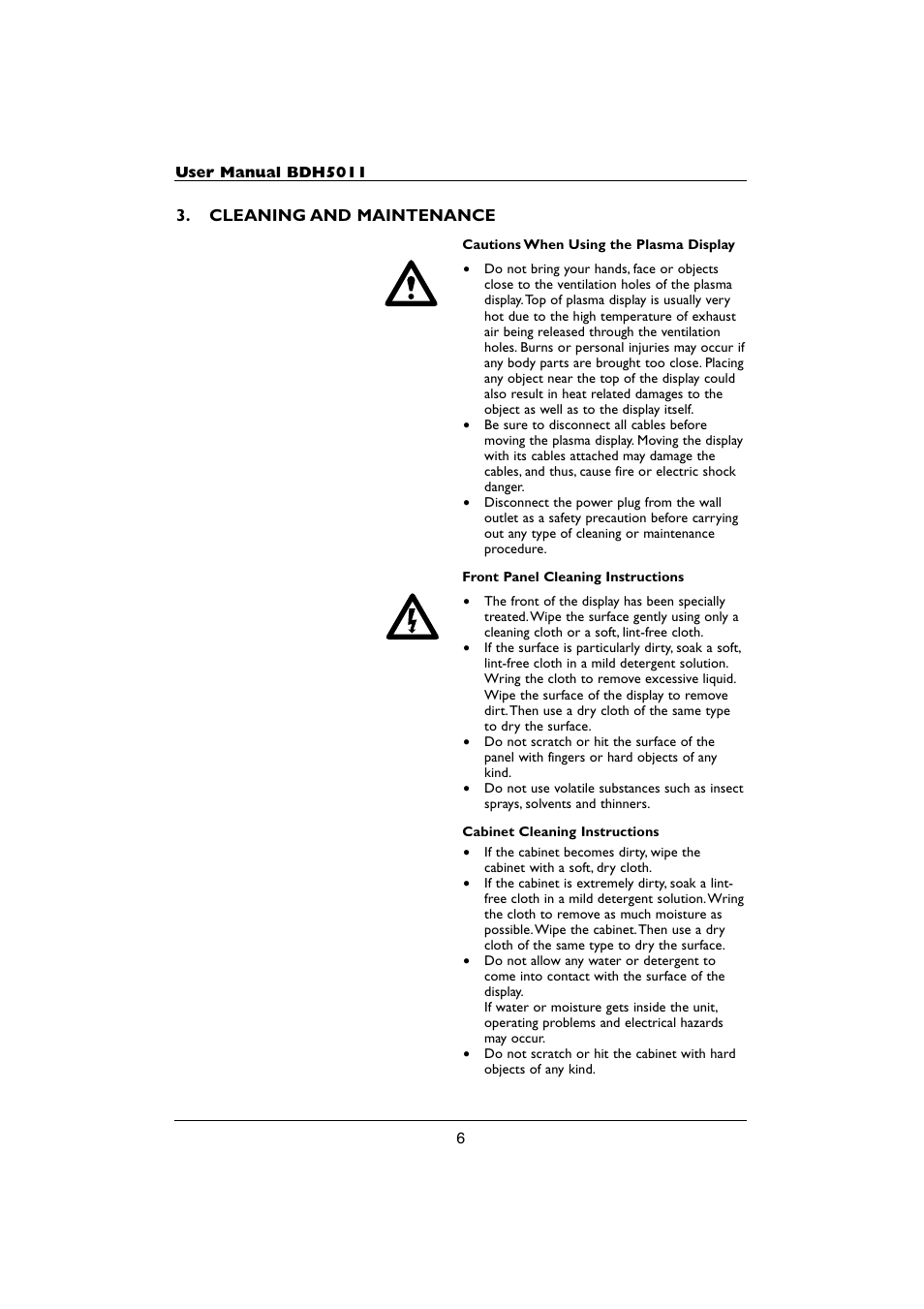 Philips BDH5011-74 User Manual | Page 6 / 59