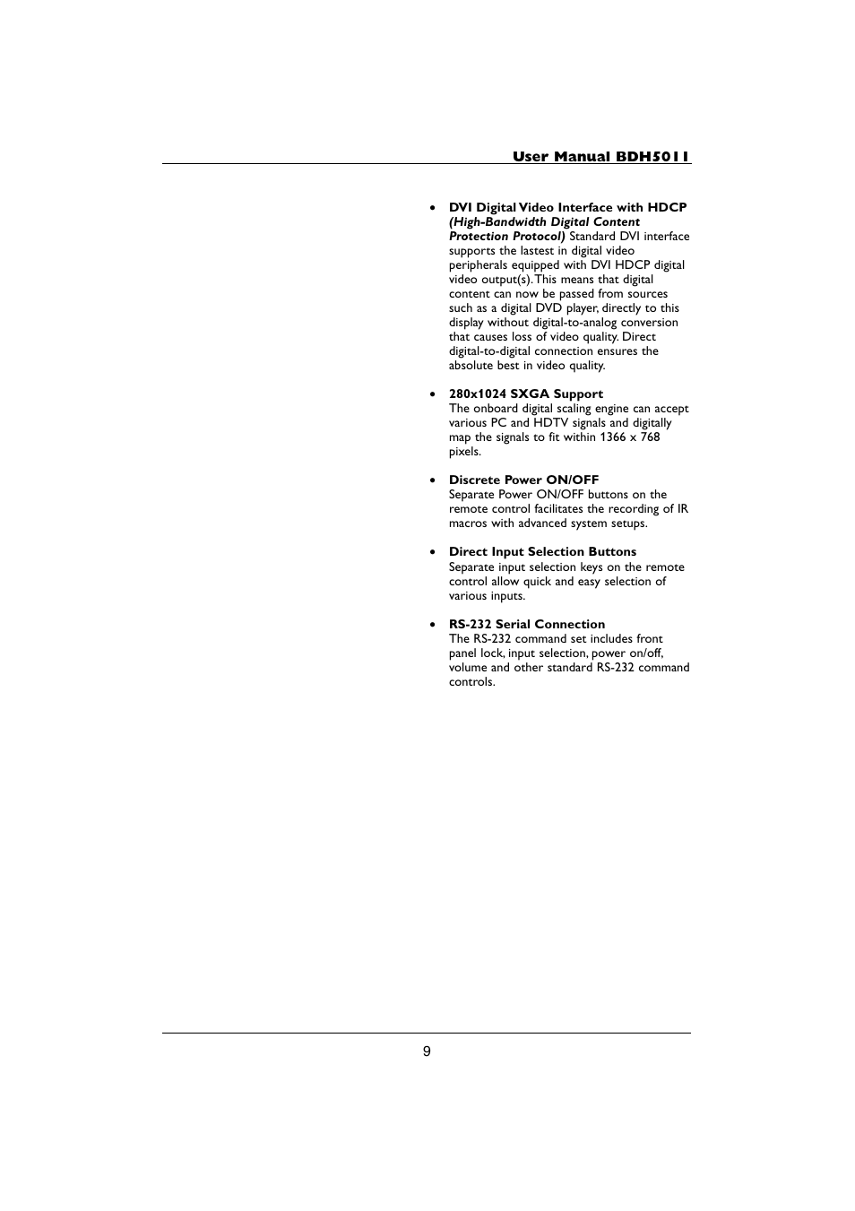Philips BDH5011-74 User Manual | Page 9 / 59