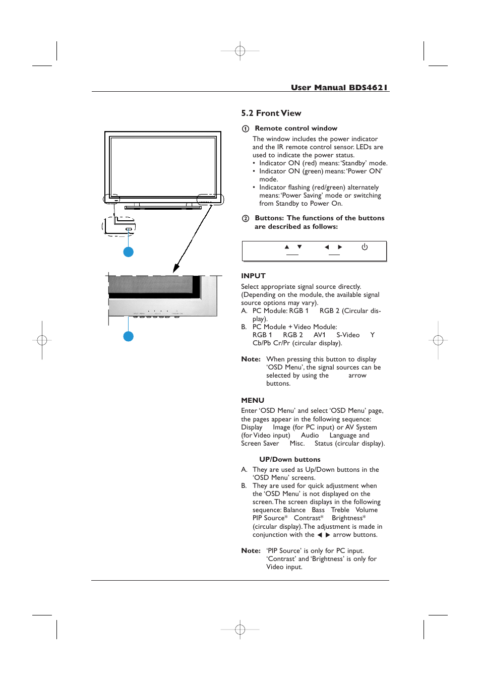 Philips BDS4621-27 User Manual | Page 11 / 60