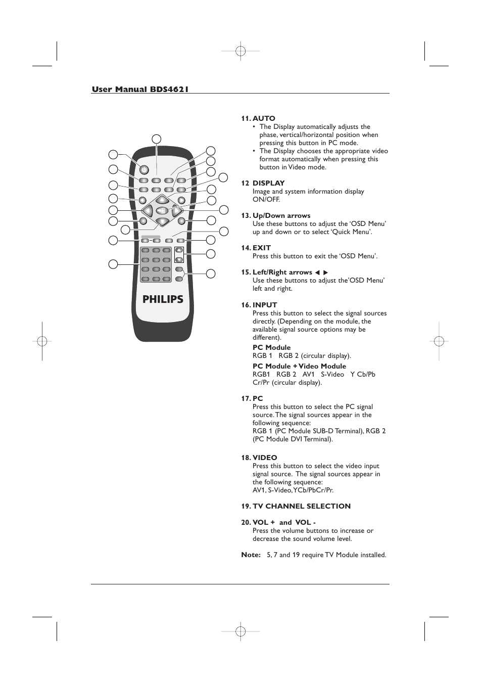 Philips BDS4621-27 User Manual | Page 16 / 60