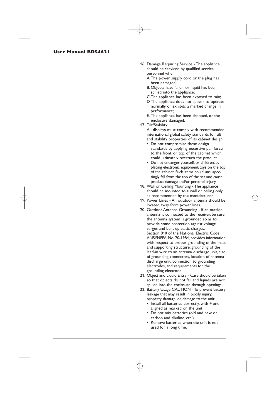 Philips BDS4621-27 User Manual | Page 4 / 60