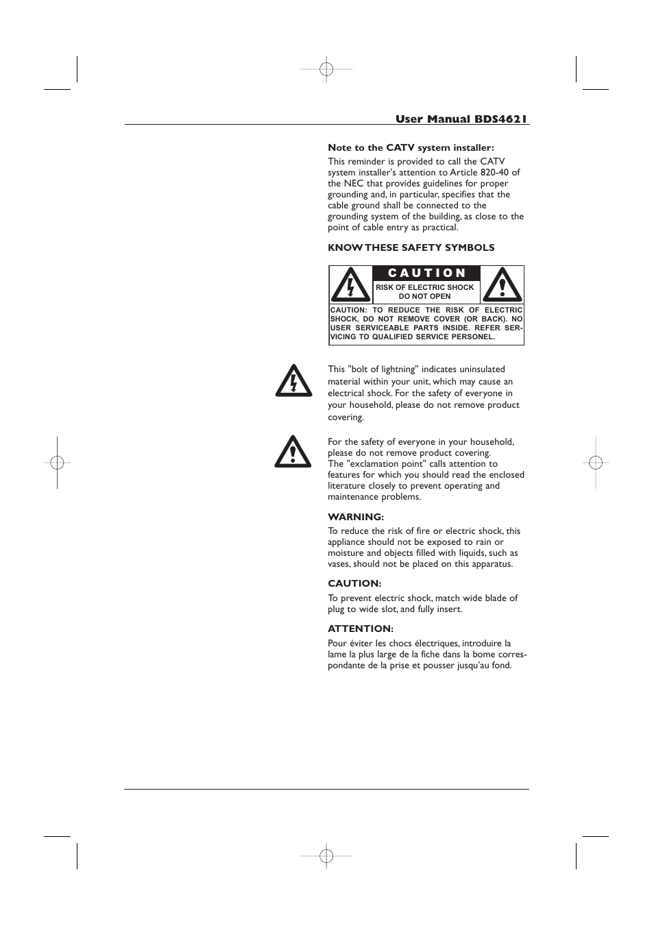 Philips BDS4621-27 User Manual | Page 5 / 60