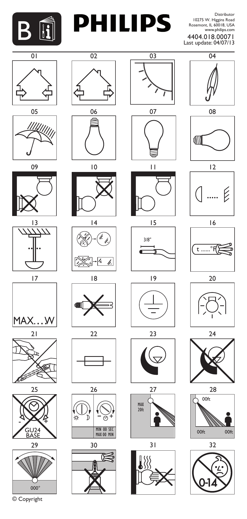 Philips 717042848 User Manual | 8 pages