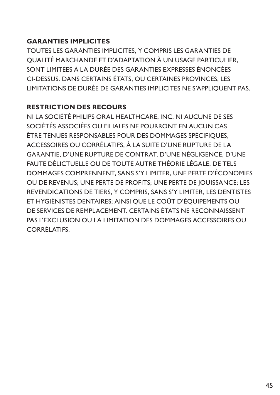 Philips HX8111-02 User Manual | Page 45 / 48