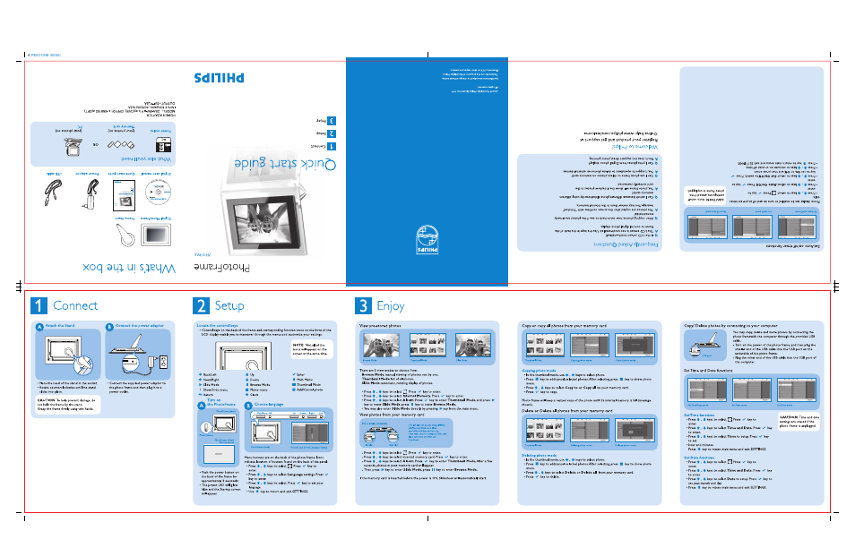 Philips 7FF2FPAS-27 User Manual | 1 page