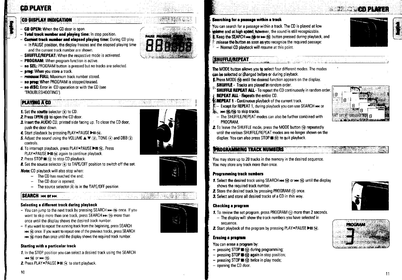 Swirching for a passaga witkia a track | Philips AZ2710-17 User Manual | Page 5 / 7