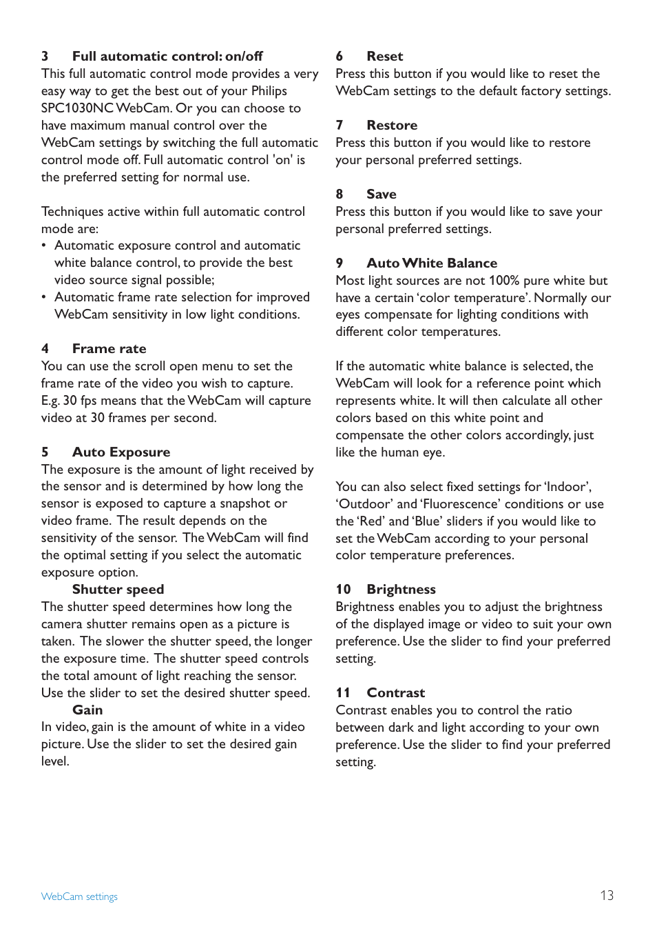 Philips SPC1030NC-27 User Manual | Page 13 / 20