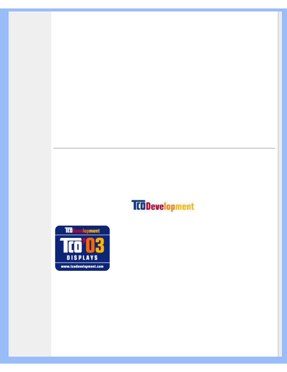 Tco'03, Information | Philips 150S6FG-27 User Manual | Page 46 / 100