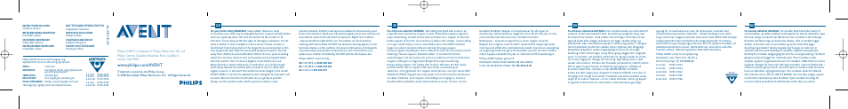 Philips SCF128-01 User Manual | 2 pages