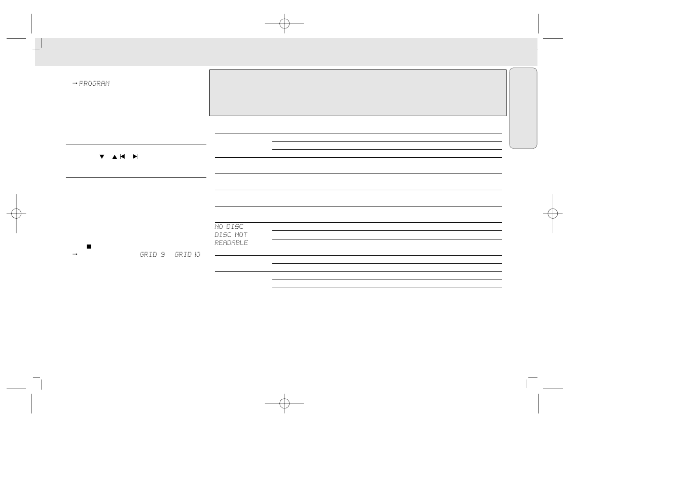 Warning | Philips MZ33 User Manual | Page 15 / 43