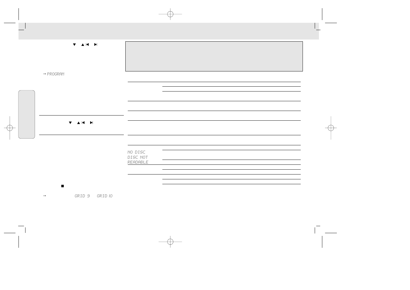 Avertissement | Philips MZ33 User Manual | Page 28 / 43