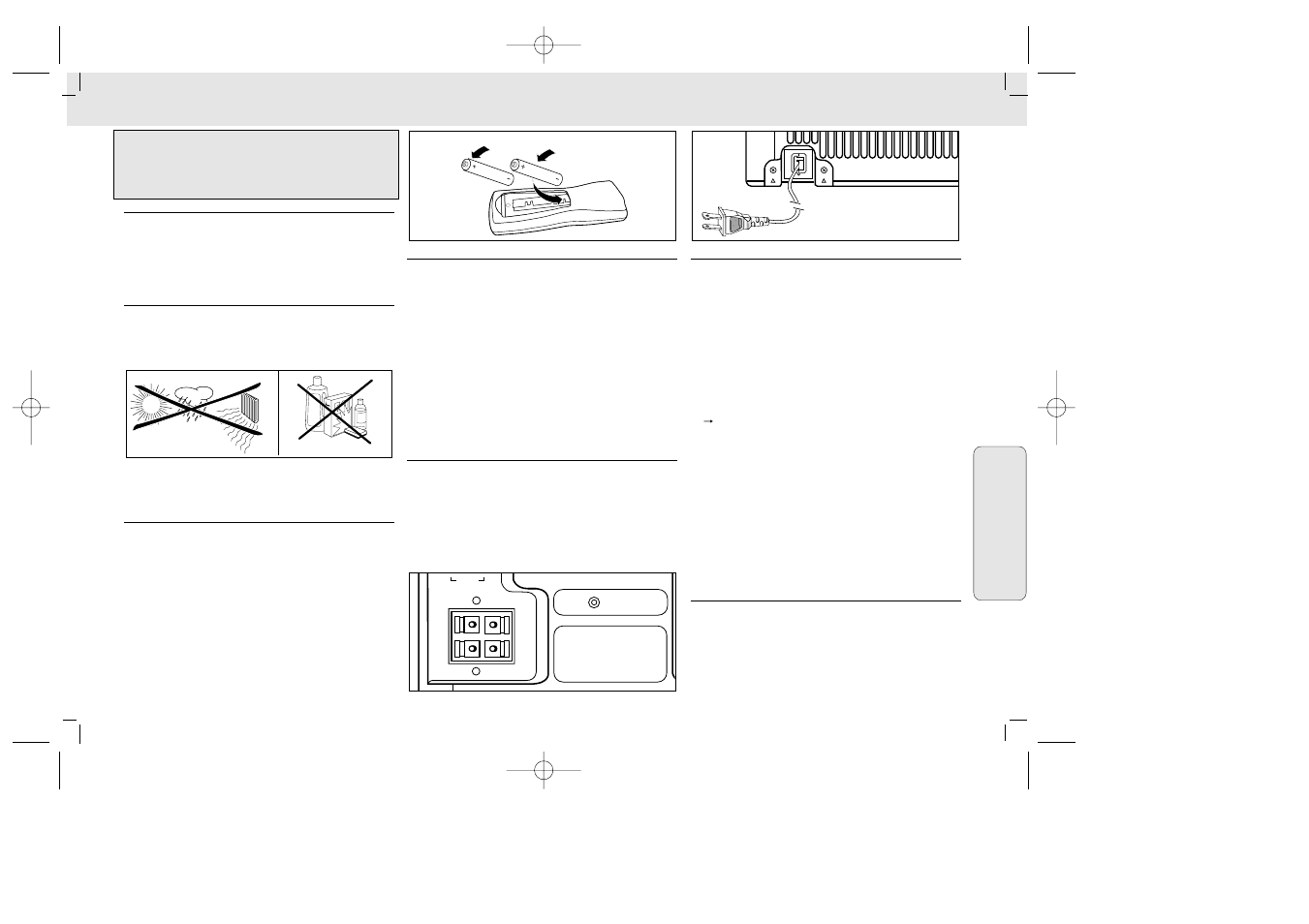 Atención, Información general, Alimentación | Philips MZ33 User Manual | Page 35 / 43