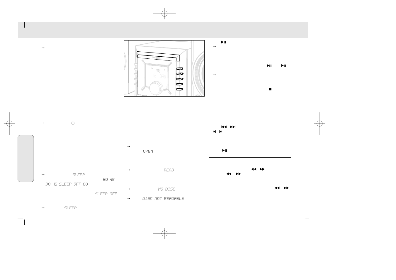 Cd shuffle program | Philips MZ33 User Manual | Page 38 / 43