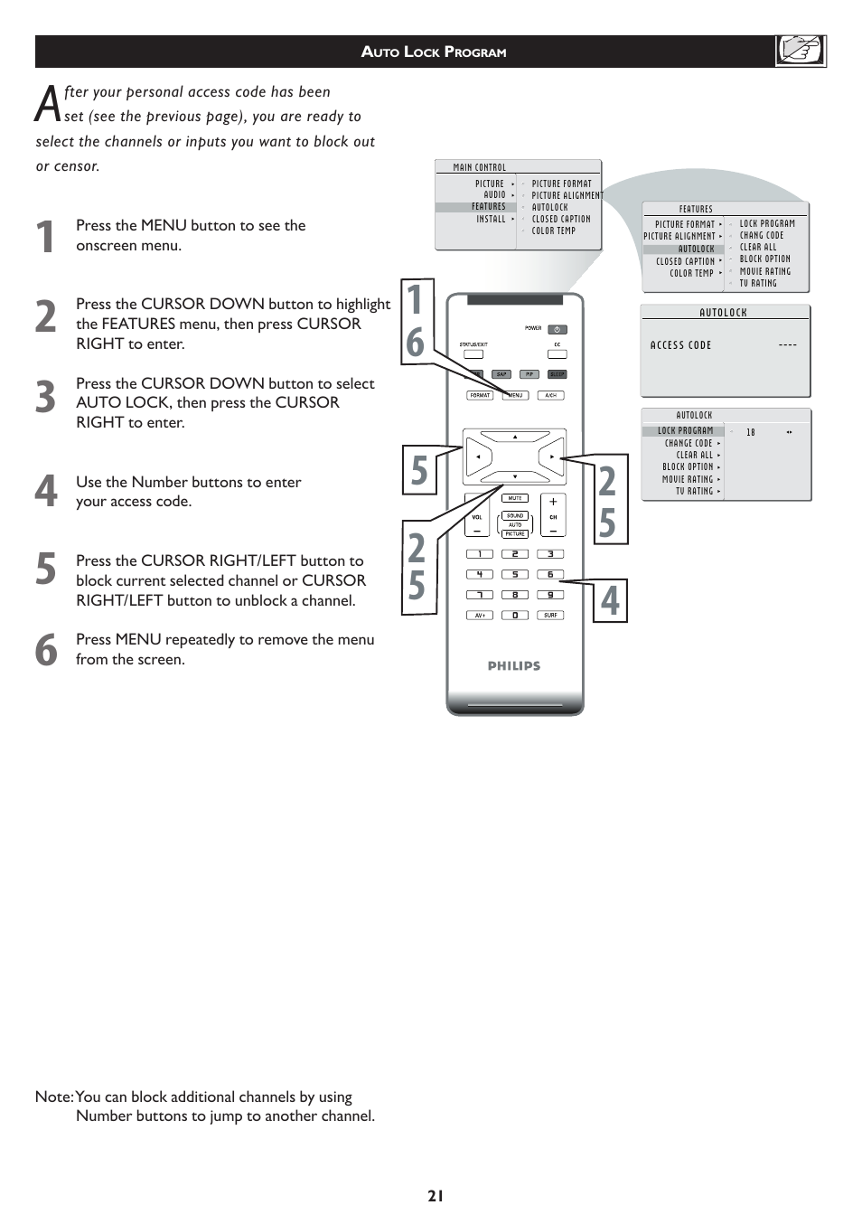 Philips 15PF5120-28B User Manual | Page 22 / 36