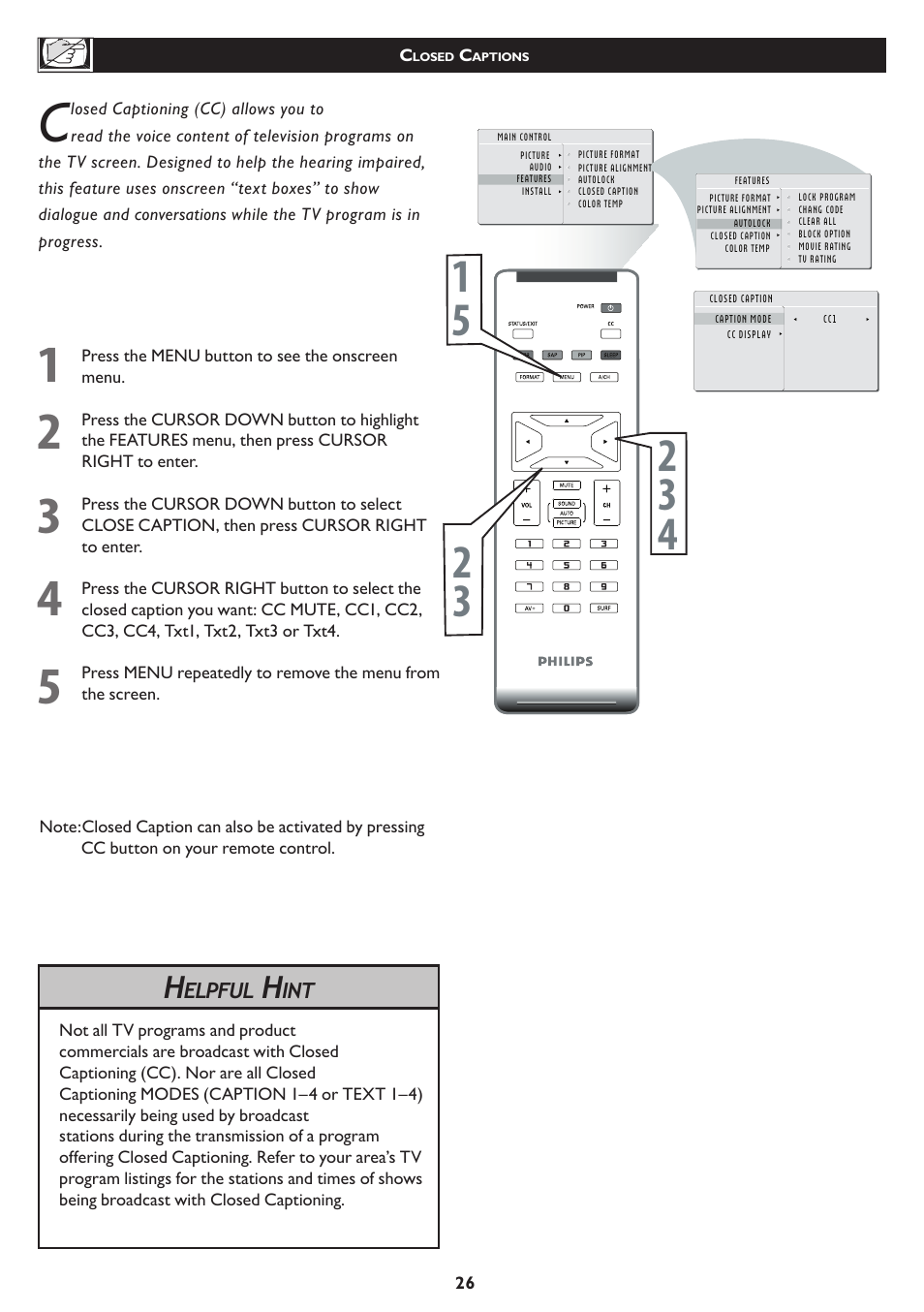 Philips 15PF5120-28B User Manual | Page 27 / 36