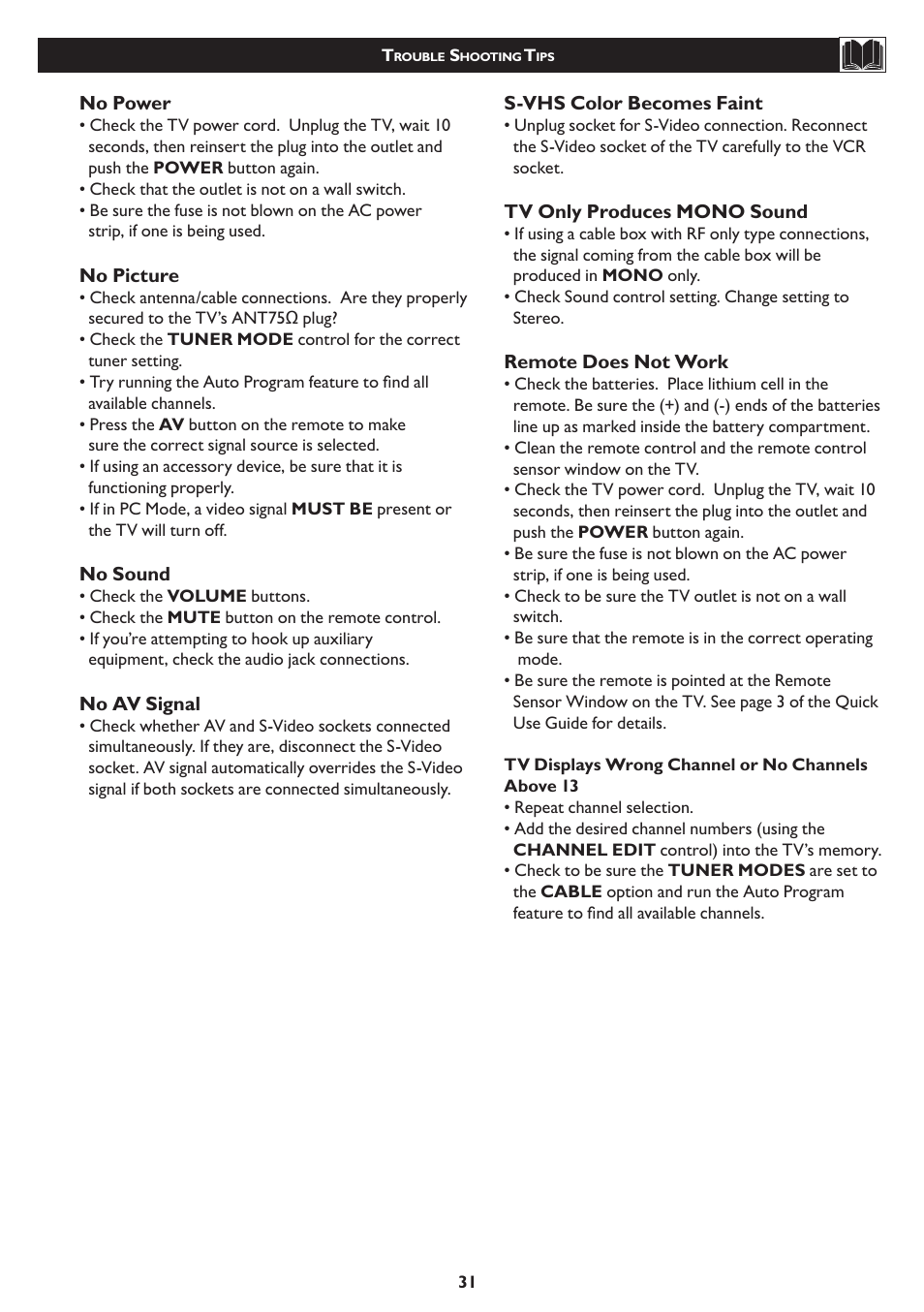 Philips 15PF5120-28B User Manual | Page 32 / 36
