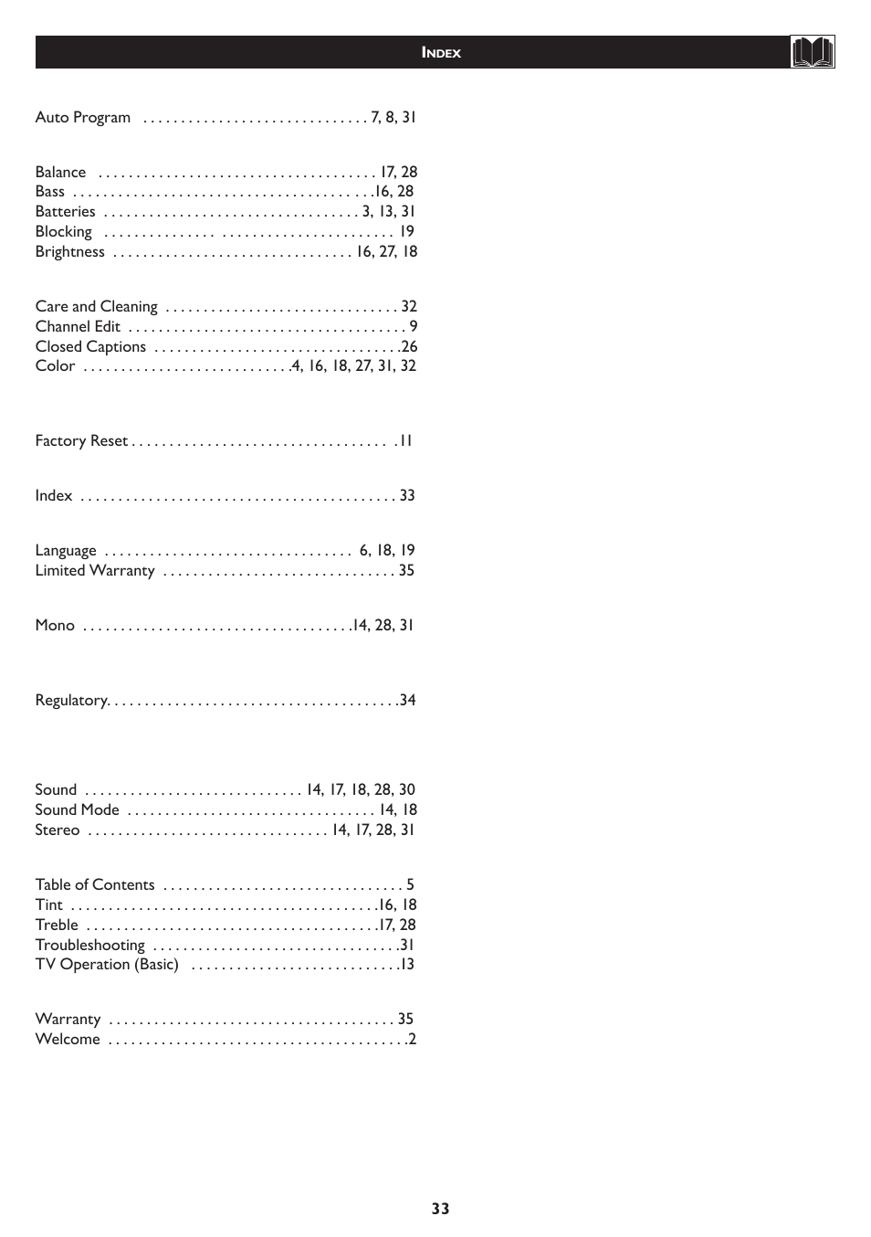 Philips 15PF5120-28B User Manual | Page 34 / 36
