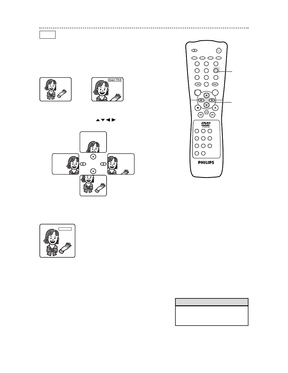 24 zoom playback, Helpful hint dvd | Philips DVD621AT99 User Manual | Page 24 / 55