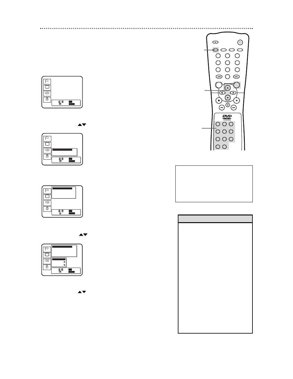 36 parental lock levels, Helpful hints, Press the setup button to remove the menu | Philips DVD621AT99 User Manual | Page 36 / 55