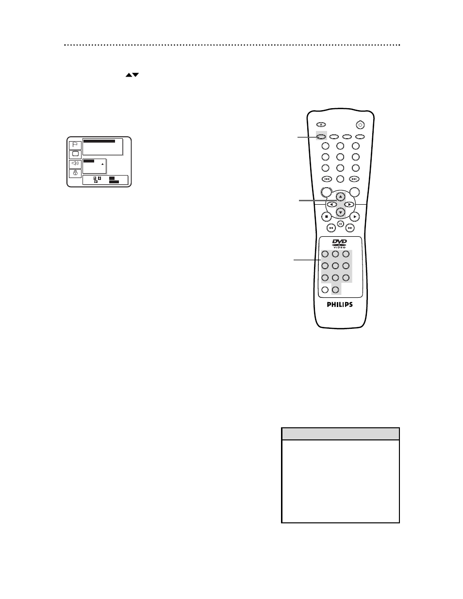 Language settings (cont’d) 45, Helpful hints, Use these buttons if you select other | Press the setup button to remove the menu | Philips DVD621AT99 User Manual | Page 45 / 55