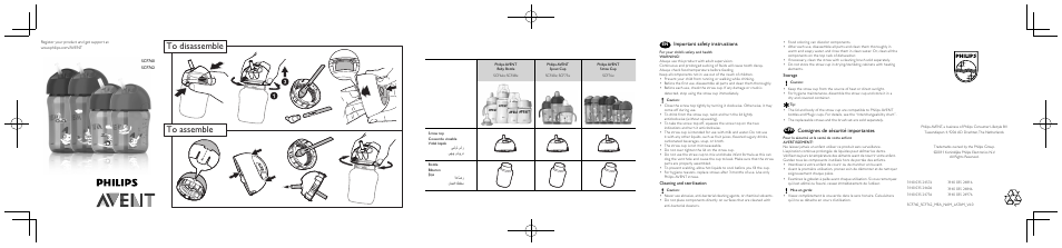 Philips SCF762-22 User Manual | 2 pages