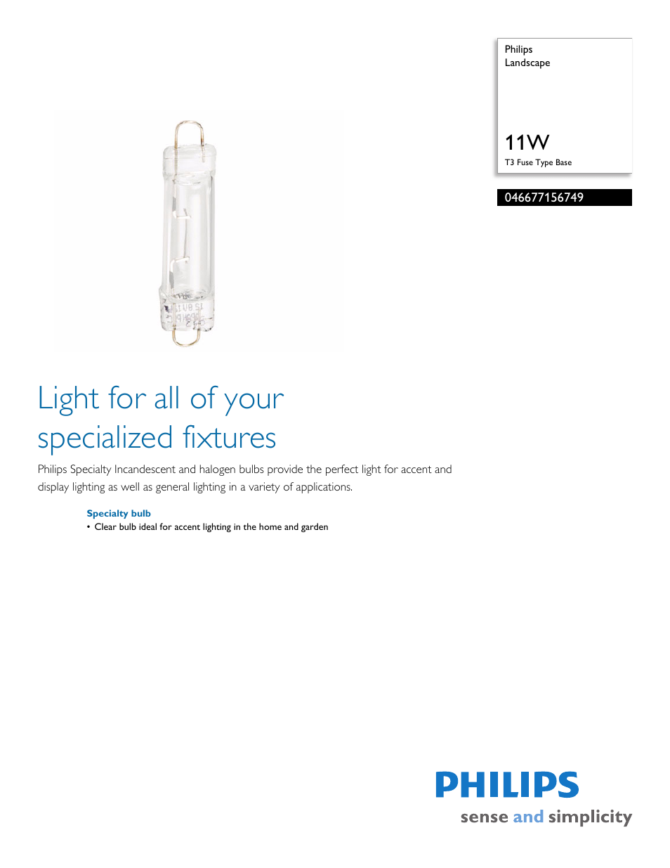Philips 046677156749 User Manual | 2 pages