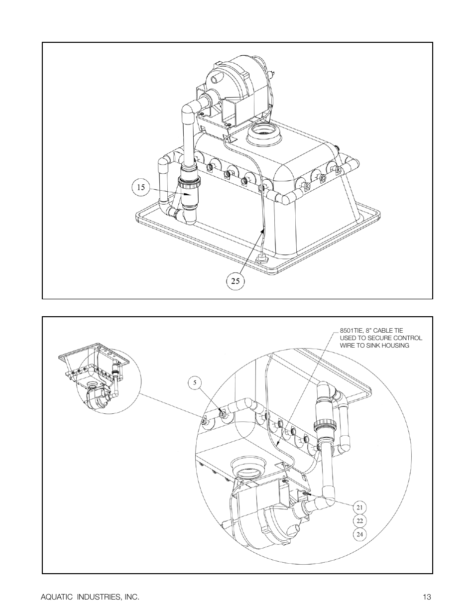 Aquatic Delicair Laundry Basin User Manual | Page 13 / 16