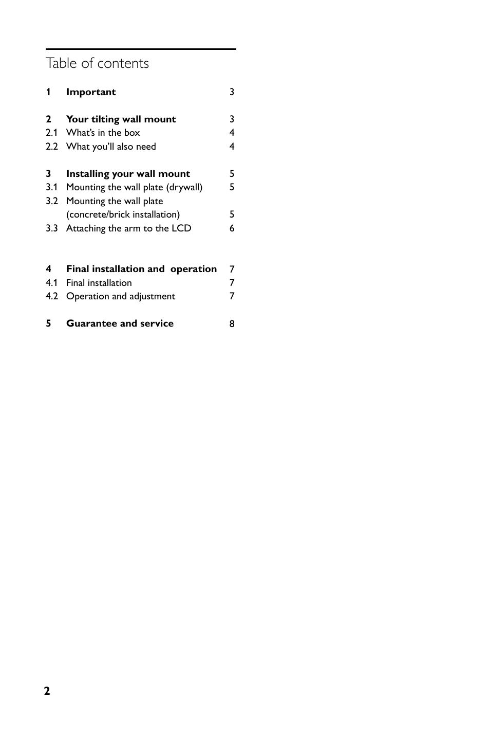 Philips SQM4712-27 User Manual | Page 2 / 24