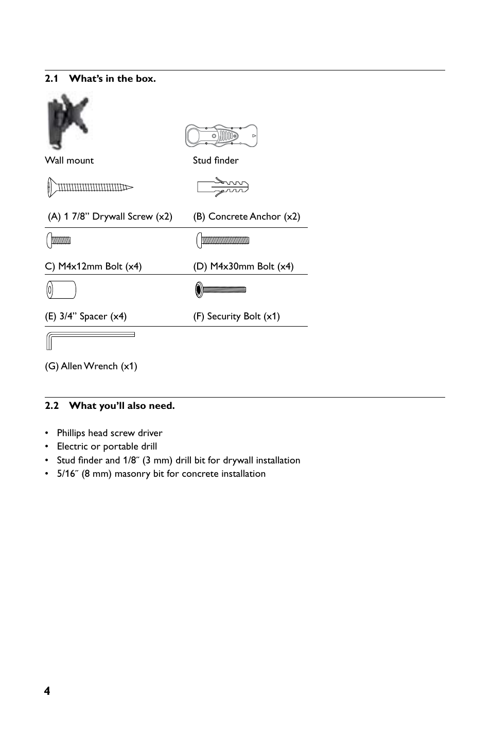 Philips SQM4712-27 User Manual | Page 4 / 24