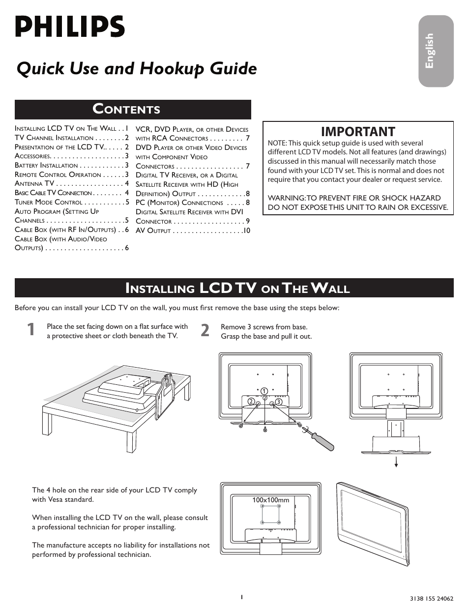 Philips 23PF5320-28 User Manual | 10 pages