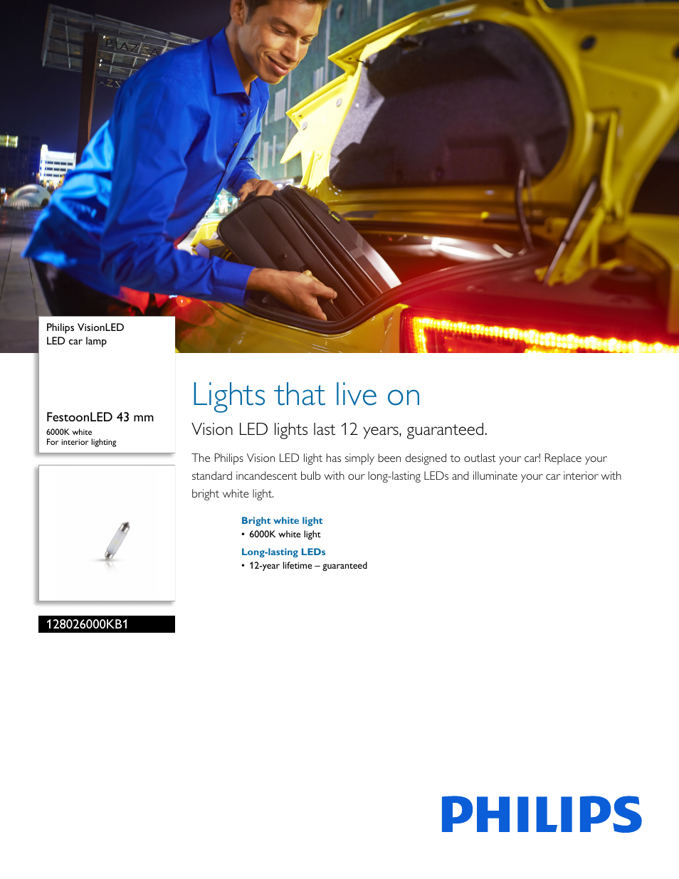 Philips 128026000KB1 User Manual | 2 pages