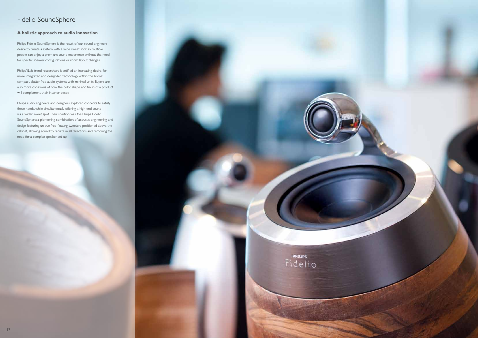 Fidelio soundsphere | Philips DS9-37 User Manual | Page 11 / 27