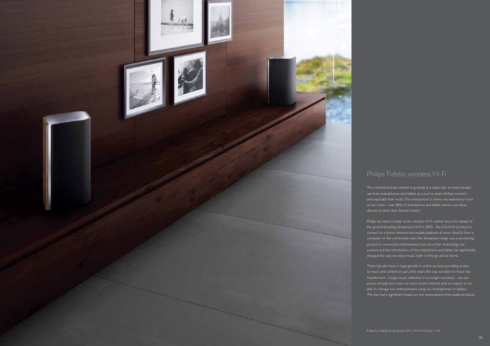 Philips fidelio wireless hi-fi | Philips DS9-37 User Manual | Page 21 / 27