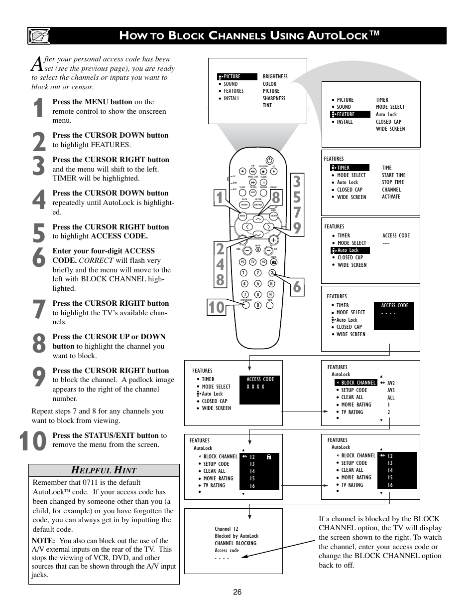 Philips 15PF9936-37B User Manual | Page 26 / 62