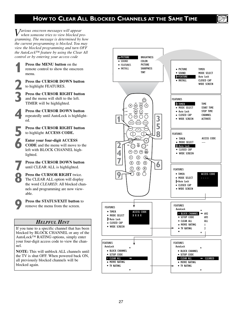 Philips 15PF9936-37B User Manual | Page 27 / 62