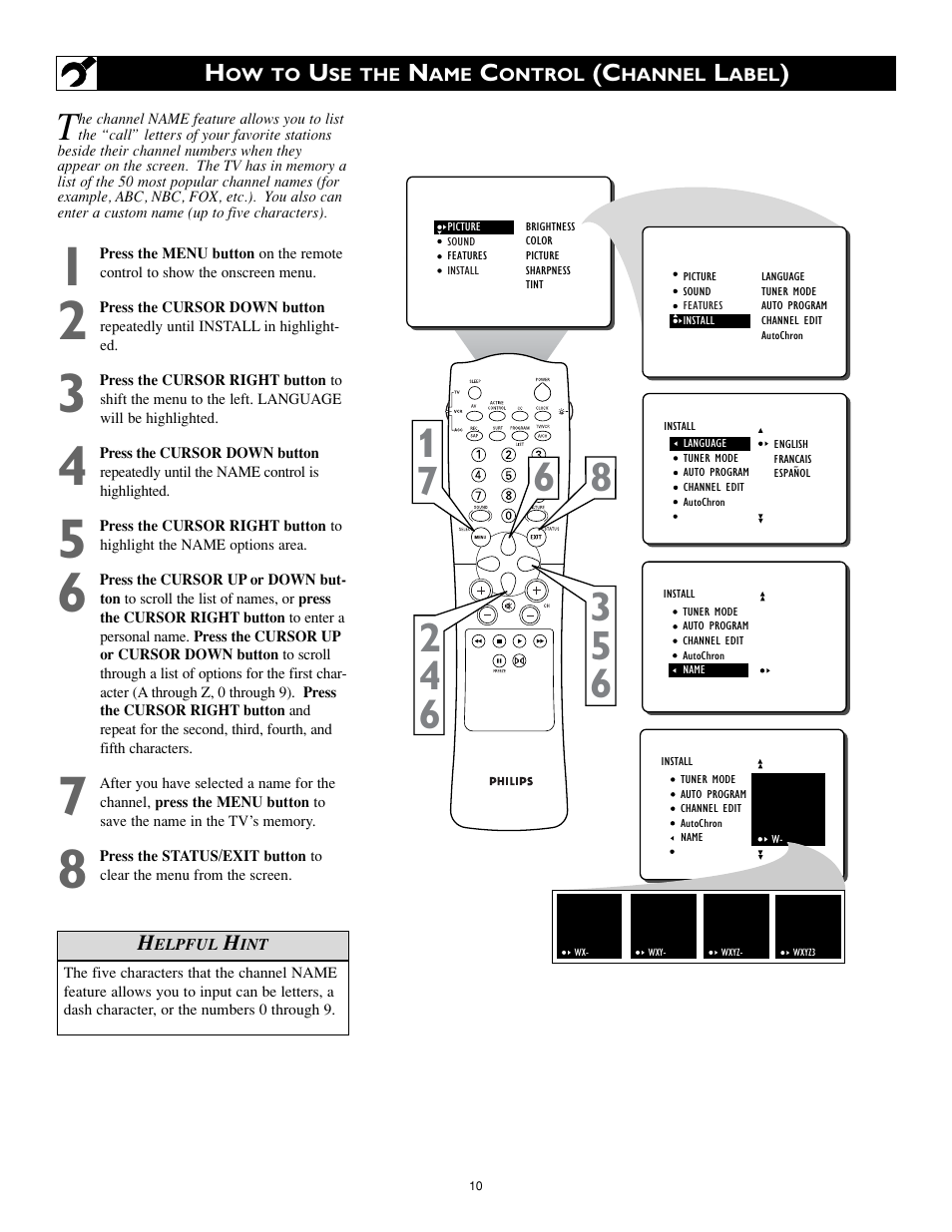 Philips 32PT740H99 User Manual | Page 10 / 54