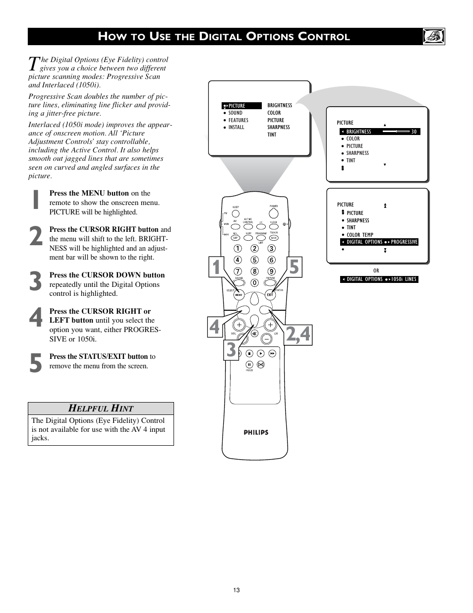 Philips 32PT740H99 User Manual | Page 13 / 54