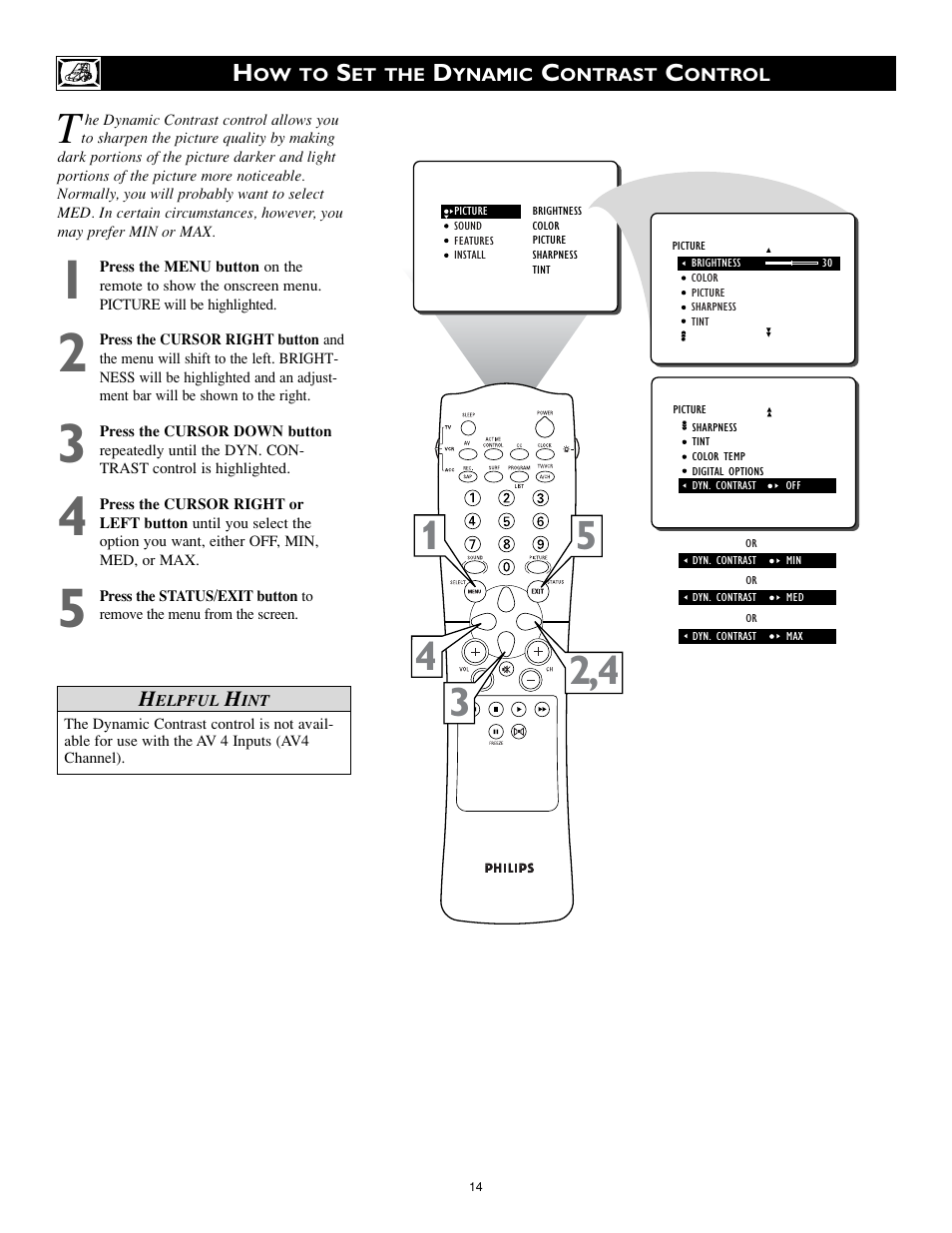 Philips 32PT740H99 User Manual | Page 14 / 54