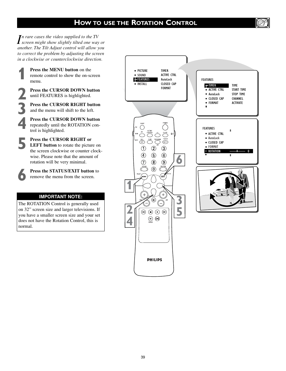 Philips 32PT740H99 User Manual | Page 39 / 54