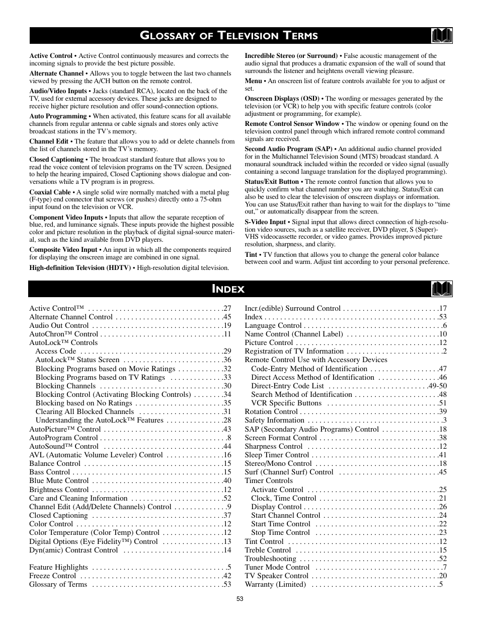 Philips 32PT740H99 User Manual | Page 53 / 54