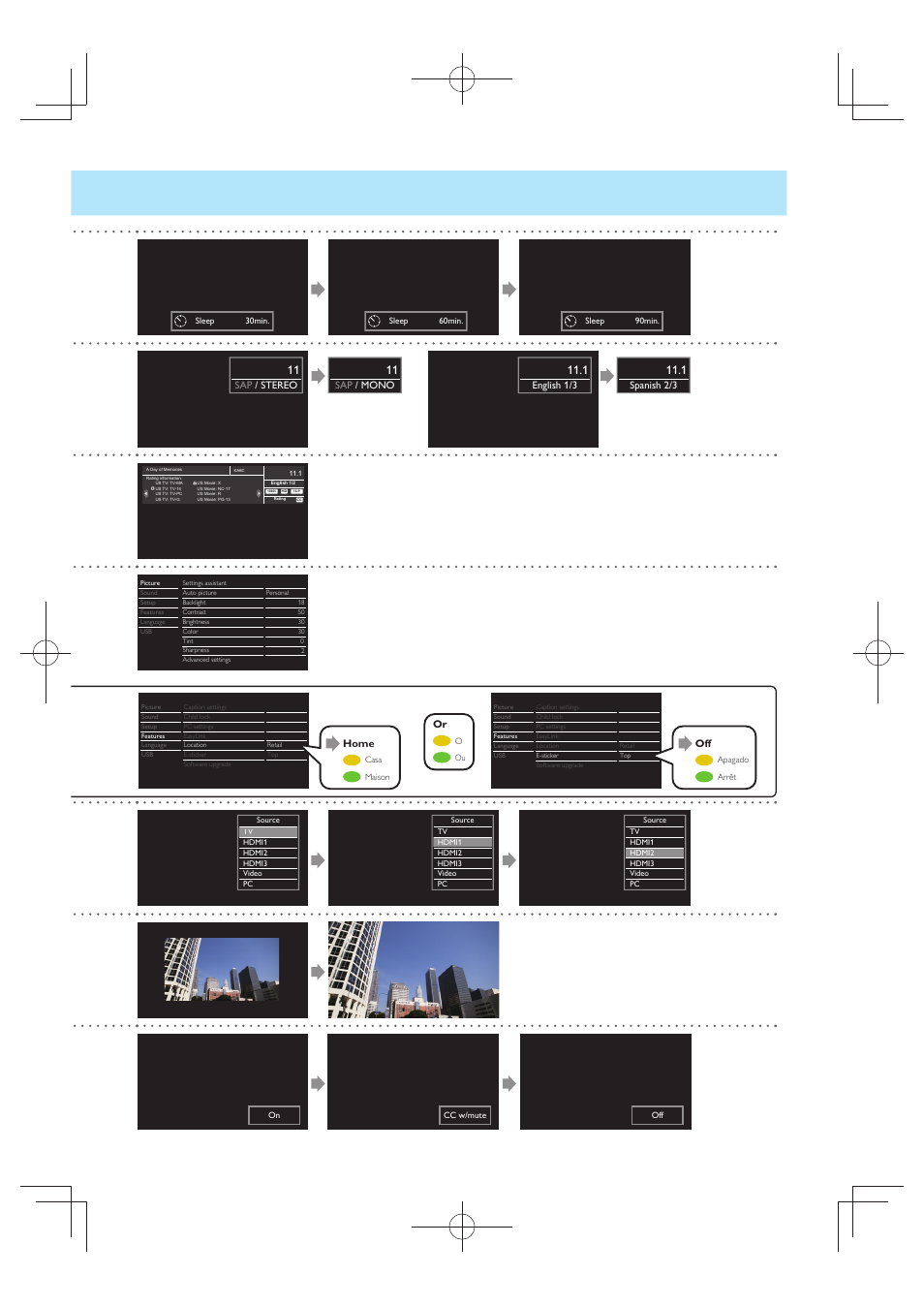 Home, Lc11-philips (just tv)_h_t_qg.indd 2 | Philips 24PFL4508-F7 User Manual | Page 2 / 8