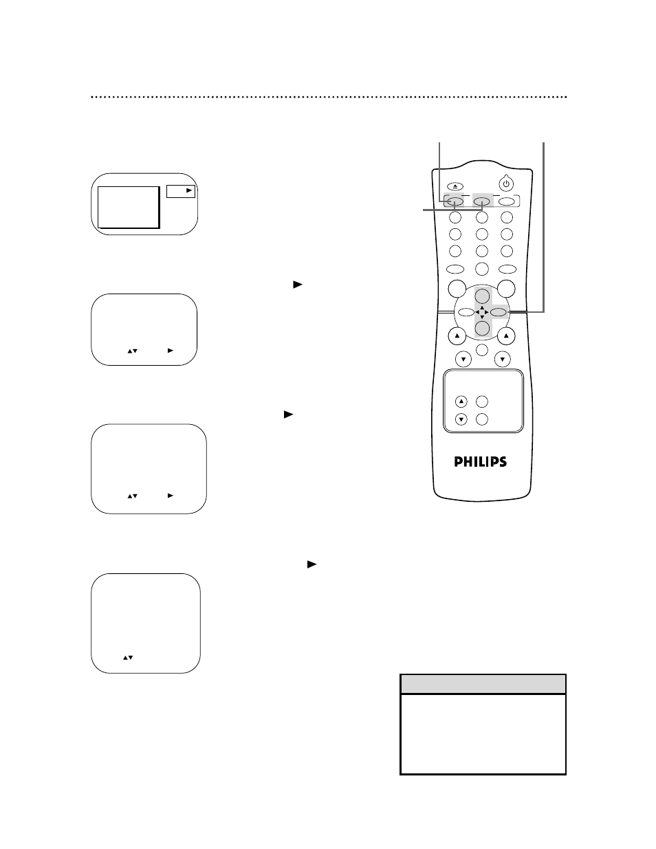 Time zone 19 | Philips 13" Combination TV-VCR User Manual | Page 19 / 59